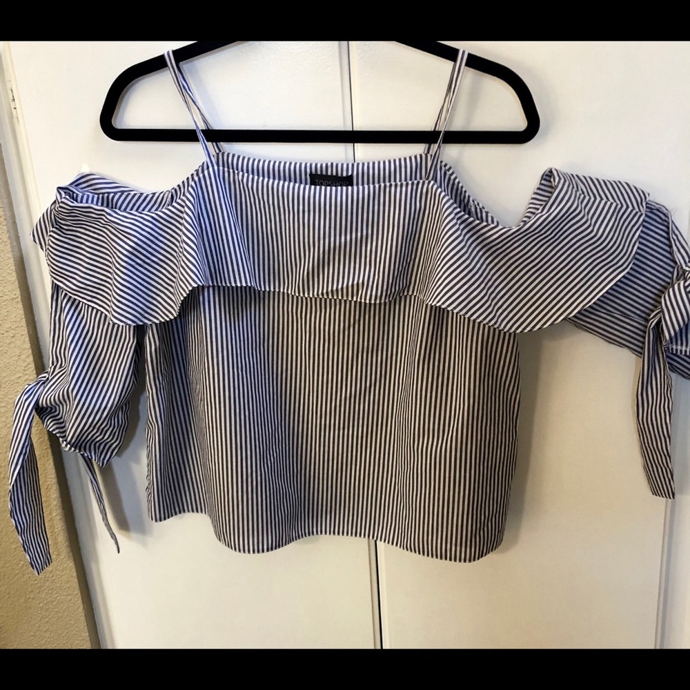 Topshop off shoulder blouse - Picture 3 of 6